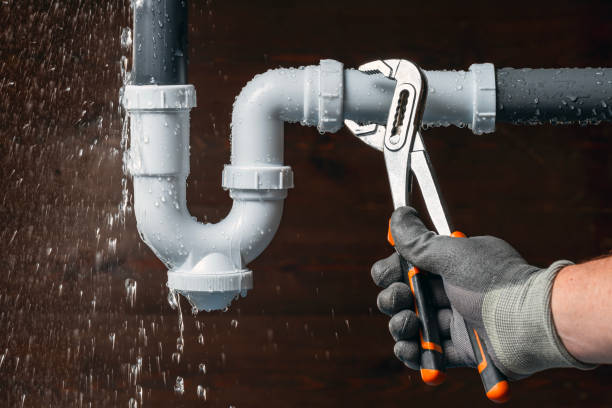 Professional Sewer Line Repair technician working in Iron Station, NC